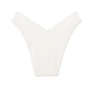 Трусы Victoria's Secret Pink Wink V-front Brazilian, белый