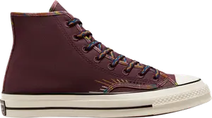 Кроссовки Converse Chuck 70 High Heritage Detail, фиолетовый