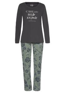 Пижама Vivance, графитовый/светло-серый