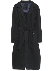 Add тренч с поясом, синий