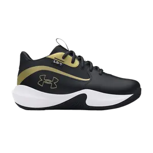 Кроссовки Under Armour Lockdown 7 PS Black Metallic Gold, черный