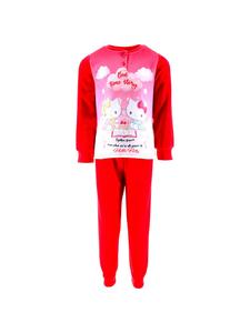 Флисовая пижама Hello Kitty красного цвета