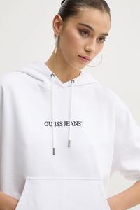 Хлопковая толстовка Guess Jeans, белый