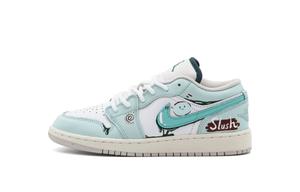 Баскетбольные кроссовки Air 1 с амортизацией, износостойкие, винтажные, низкие, унисекс, светло-зеленые Jordan, Light Green