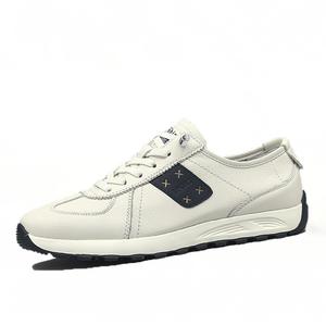 Износостойкие, нескользящие, низкие повседневные туфли для мужчин SENJIALUO, Ecru