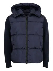 Стеганая куртка с капюшоном Canada Goose, синий