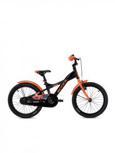 S'COOL Детский велосипед XXlite 18 дюймов, 1 скорость | от 5 лет - черно-оранжевый