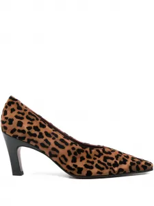 Туфли-лодочки с леопардовым принтом Wara Roberto Festa, коричневый