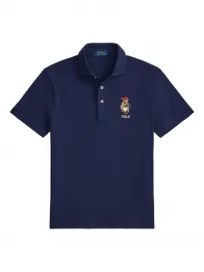 Рубашка поло с принтом Polo Ralph Lauren, синий