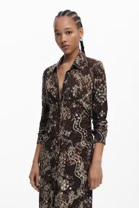 Платье с длинными рукавами SNAKEBRILLO