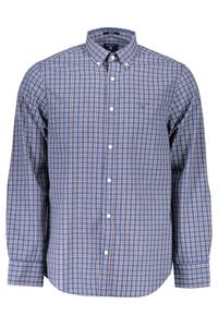 Мужская рубашка Gant с длинным рукавом в клетку и логотипом, мультиколор