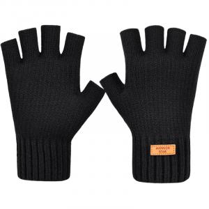 Перчатки из полиэстера Unisex WARRIOR, черный