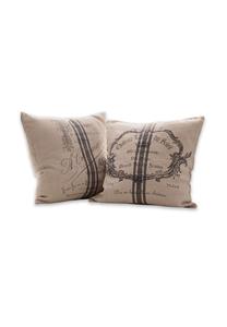 Комплект из 2 льняных чехлов на подушки Jourdain Loberon, цвет Gesamt Breite Leinen