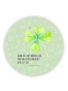 Mr. & Mrs. Panda Магнитный цветок в форме клеверного листа с надписью, выполненной зеленым цветом листьев