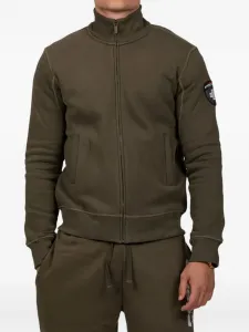 Аутентичный свитшот на молнии 360 Podhio, зеленый