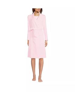 Женский охлаждающий халат с окантовкой Lands' End, розовый