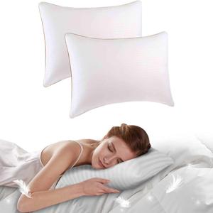 Mazulora Подушка для сна с охлаждающим эффектом и золотой окантовкой Gold Border-27.56" X 17.72"