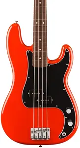 Бас-гитара Fender Player II Precision с грифом из палисандра, цвет Coral Red