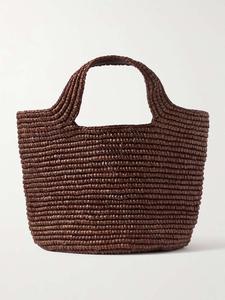 Сумка-Тоут Bolso playero из тканой рафии Sensi Studio, коричневый