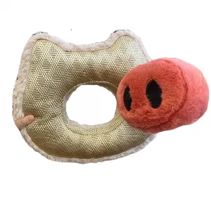 Плюшевая кукла Circle Pig успокаивающая, высота 35 см Fluffy bear