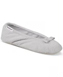 Женские балетки Gemma Microterry Isotoner Signature, серый