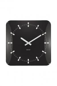 Настенные часы Sucinto Dome Square 35 х 35 х 4,5 см Karlsson, черный
