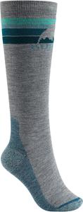 Женские носки Burton Emblem для лыж/сноуборда средней толщины, Gray Heather