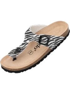 Мюли palado, цвет weiß zebra glitzer