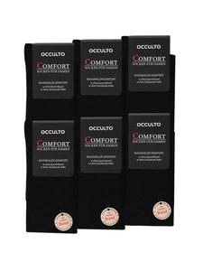 Носки Occulto 6er Pack Komfort Socken ohne Gummibund Gabi, черный