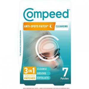 Очищающие пластыри Compeed Anti-Spots очищают, впитывают и отшелушивают гидроколлоидные пятна, патчи от прыщей, идеально подходят для ночного использования, для больших участков, склонных к появлению прыщей.