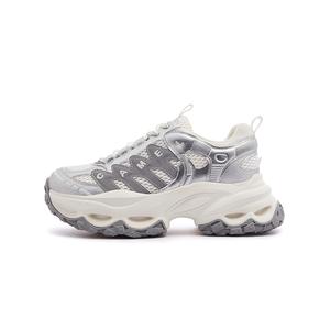 CAMEL Серебристо-бежевые женские кроссовки на массивной подошве с низким верхом, устойчивые к истиранию и дышащие, цвет Silver/Beige