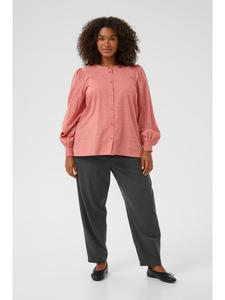 Рубашка с длинными рукавами KCloulou, стандартный крой, цвет: светло-красное дерево KAFFE curve