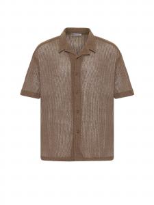 Dandalo Рубашка на пуговицах комфортного кроя в цвете шоколад