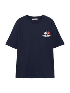 Футболка Pull&Bear Pull&Bear , Navy