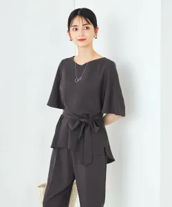 Удобная блузка с заправленной сзади спинкой Avv, цвет Charcoal Gray