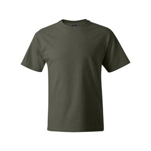Футболка Hanes Beefy-T, цвет Fatigue Green