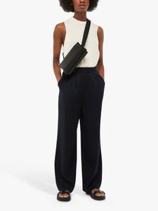 Брюки со складками Whistles Fran, черные