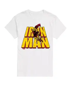 Мужская футболка с коротким рукавом Iron Man AIRWAVES, белый