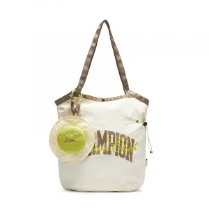 Рюкзак из ткани Champion, milk белый/sesame коричневый