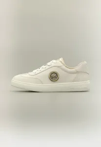 Кроссовки с подвесками jem scotty Michael Kors Kids, Vanilla/Pale Gold-Coloured Metallic