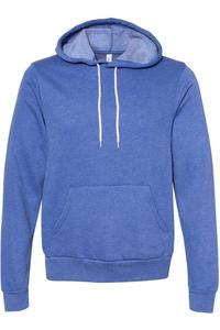Толстовка с капюшоном из губчатого флиса BELLA + CANVAS, цвет heather columbia blue
