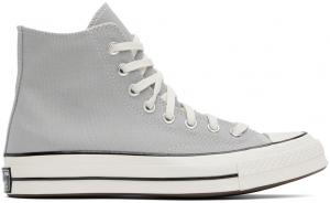 Серые высокие кеды Chuck 70 Converse, Grey area/Black/Egret