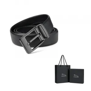 JAGUAR Кожаный ремень мужской, Black