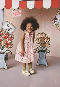 Платье-Сарафан cath kidston стандартного кроя с воротником Next, Pink Ditsy