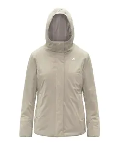 Нежная на ощупь куртка из сурка. K-Way, бежевый