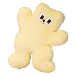 Разноцветный плюшевый мишка Dopamine Dressing в горошек, высота 50CM MLING, желтый