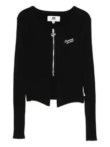 Блузка с вышитым логотипом Chocoolate, черный