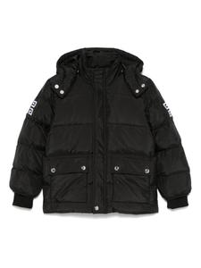 Givenchy Kids пуховик с логотипом 4G, черный