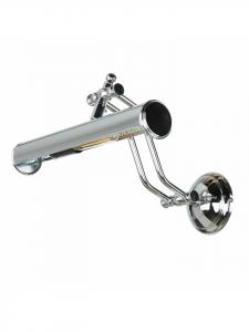 Настенный светильник (Ш)30 x (В)24 см, глянцевый серебристый