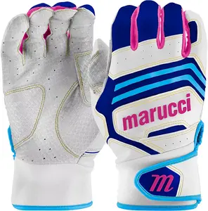 Перчатки для ватина Marucci для взрослых Fuzn Pro, цвет White/Carolina Blue
